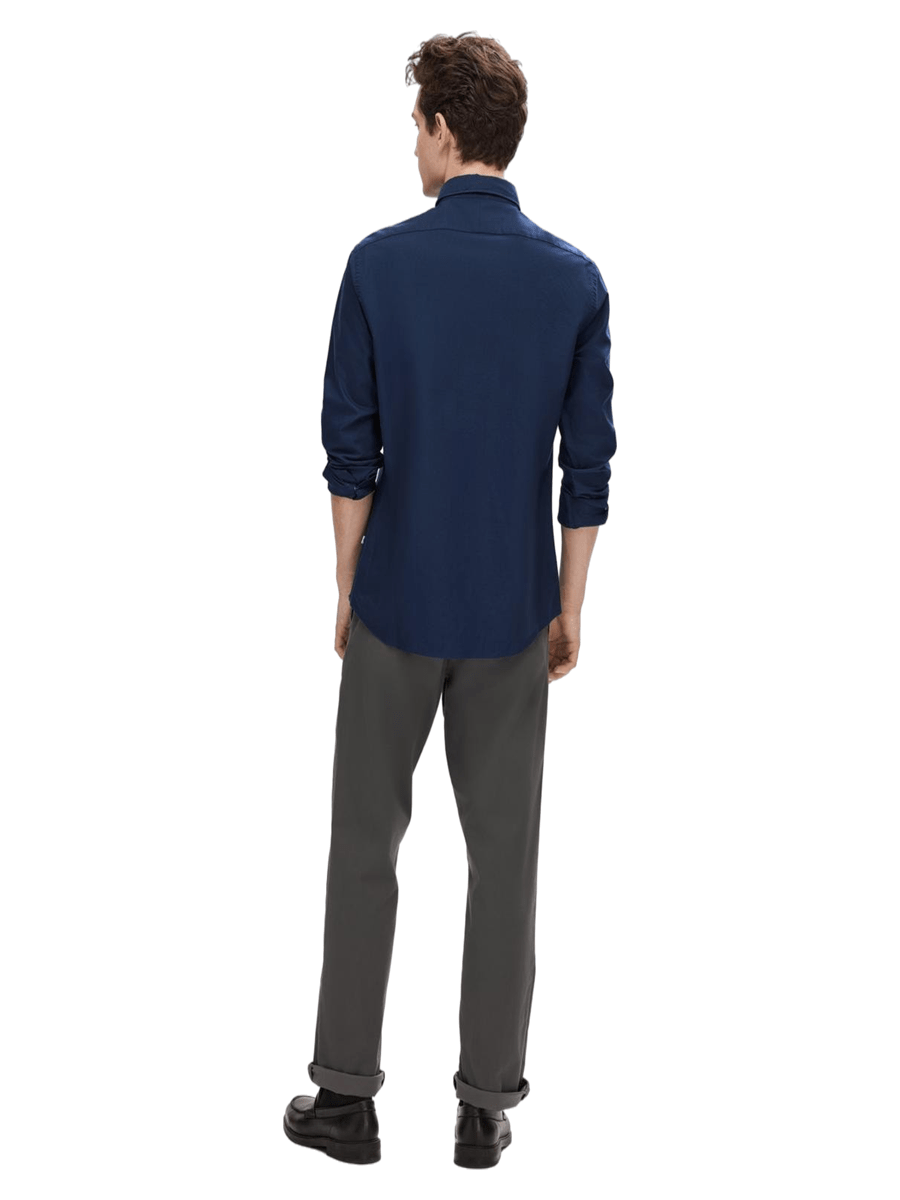 Selected Men Skjorter 16077359_moonlitocean_2XL - Bygholm Menswear